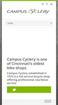 Mobile Screenshot of campuscyclery.com