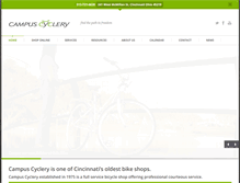 Tablet Screenshot of campuscyclery.com